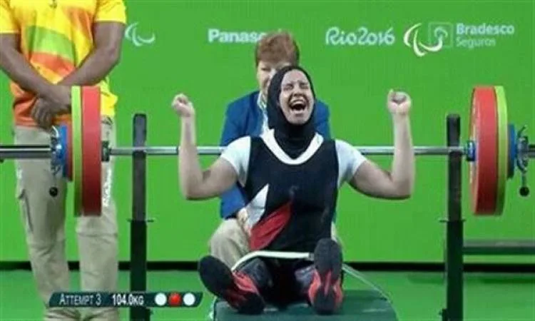 رحاب رضوان تحصد فضية رفع الأثقال في بارالمبياد طوكيو