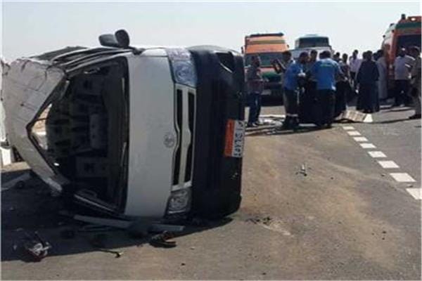 ننشر أسماء المصابين جراء حادث مروع بـ«صحراوي البحيرة»