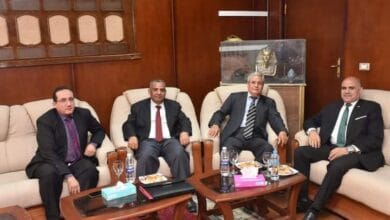 وفد وزارة الزراعة يلتقي ورئيس جامعة الأقصر لبحث التعاون المشترك