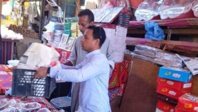 محافظ أسوان: إعدام طن حلوى المولد غير صالحة وسحب47 عينة لفحصها