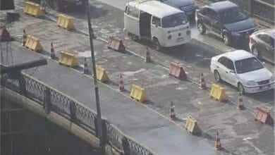انتشار أمني بعد فتح كوبري الجيزة المعدني