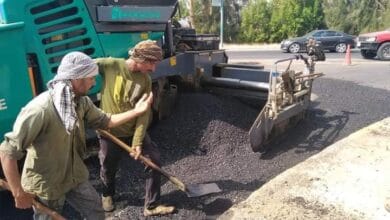 تطوير الجزيرة الوسطى بطريق المطار بالغردقة