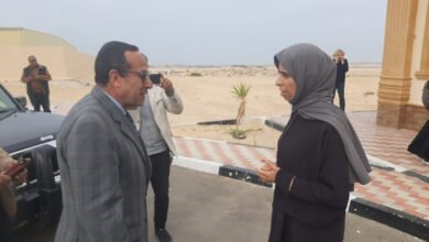 محافظ شمال سيناء يلتقي وزيرة التعاون الدولي القطرية في العريش