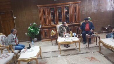 محافظ شمال سيناء يستقبل وفد الهلال الأحمر الليبي