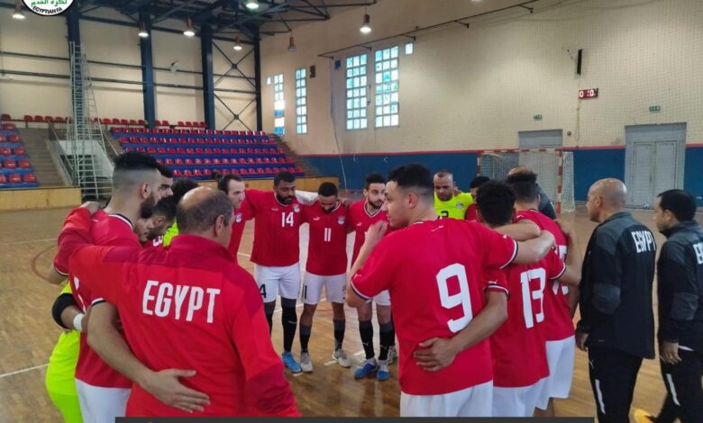 منتخب الصالات بالمجموعة الثانية فى كأس الأمم الإفريقية