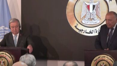 شكري يعلق على مواقف جوتيريش من الحرب في غزة