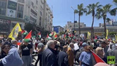 مسيرات في رام الله أحياءً ليوم الأسير الفلسطيني