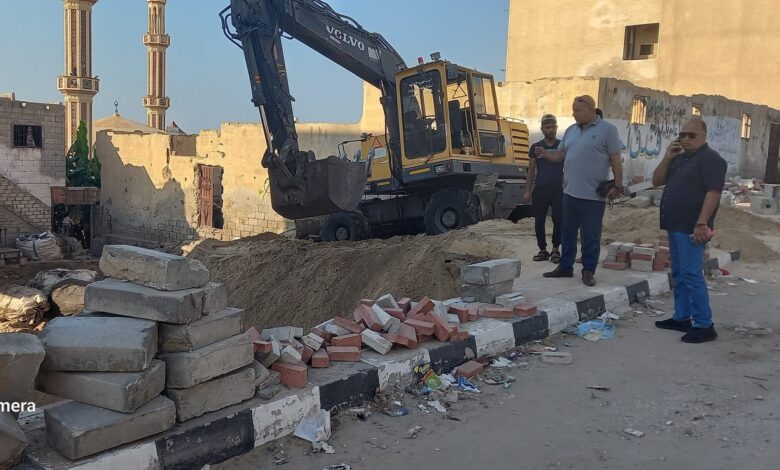 جانب من حملة إزالات فورية