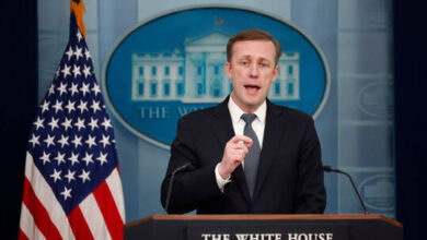 ساليفان: إسرائيل تدعم اقتراح وقف إطلاق النار