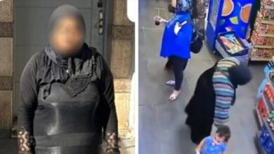 أول ظهور للسيدة المتهمة بمحاولة اختطاف طفل أمام والدته