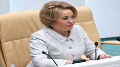 ماتفيينكو تهنئ رئيس مجلس الشيوخ بذكرى ثورة 23 يوليو