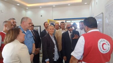 السفيرة الأمريكية تتفقد ميناء العريش وتستمع لمراحل تطوير الميناء