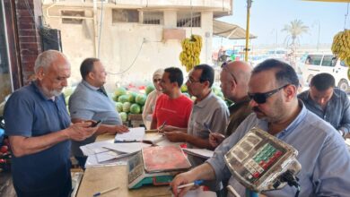 ضبط 167 كجم أغذية فاسدة بشمال سيناء