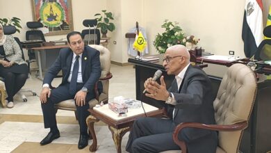 محافظ شمال سيناء يستقبل وفد حزب حماة الوطن