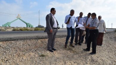 لجنة لمعاينة موقع المستشفى الجامعي غرب مدينة العريش