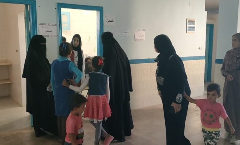 تشغيل النقطة الطبية في حي الكرامة بمدينة العريش