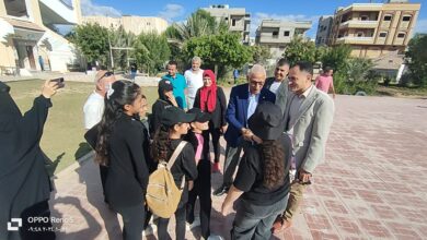 في زيارة مفاجئة.. محافظ شمال سيناء يتفقد مدرسة أحمد صفوت الابتدائية بحي الريسة