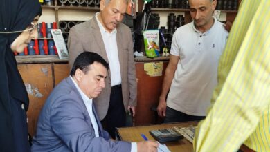 حملة للزراعة على محال بيع المبيدات والأسمدة بالعريش