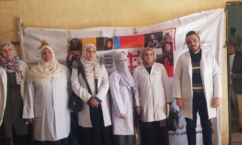 جامعة بنها تنظم قافلة طبية لعلاج أمراض العيون في معهد فتيات سنديون الأزهري