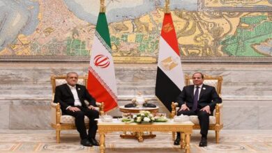 السيسي ورئيس إيران