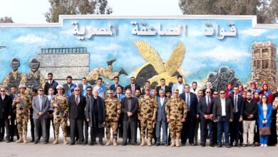 زيارة وفد من الإعلاميين وطلبة الجامعات لقيادة قوات الصاعقة