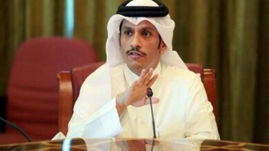 رئيس وزراء قطر: يطالب إسرائيل وحماس الالتزام بتحقيق السلام