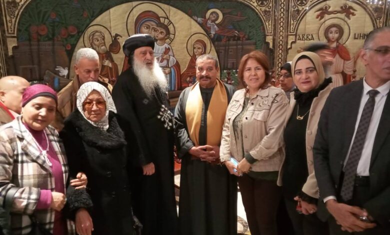 نقيب الفلاحين بالغربية يهنئ أقباط طنطا بعيد الميلاد المجيد