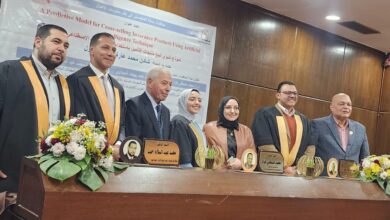 مناقشة رسالة ماجستير حول استخدام الذكاء الاصطناعي في بيع منتجات التأمين