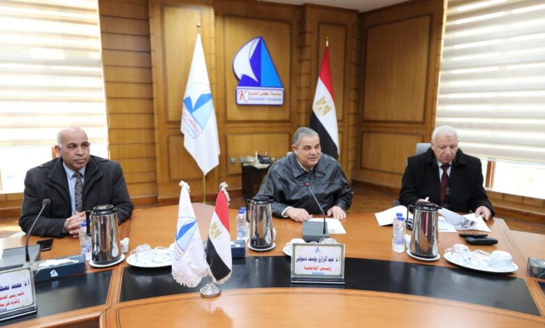 جامعة كفر الشيخ تضع رؤيتها الاستراتيجية 2025-2030 بالتعاون مع الجهات الحكومية