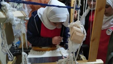 شباب فوه تنظم الورشة الحرفية فى أعمال الكليم اليدوى لأعضاء أندية الفتاة 