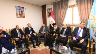 رئيس جامعة كفرالشيخ يشهد الاحتفالات بعيد القيامة المجيد