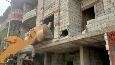 «استمرار الموجة 26» حملة ازالات للمباني المخالفة بمدينة العريش