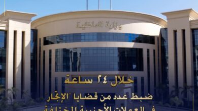 ضبط عدد من قضايا الإتجار في العملات الأجنبية بقيمة 9 مليون جنيه