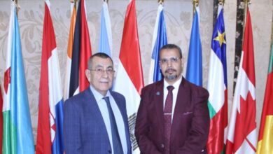 الإعلامي رزق جهادي يلتقي بالدكتور سعيد أبو علي في منتدى ناصر الدولي وحوار حول "القضية الفلسطينية بين الأمل والتحديات"