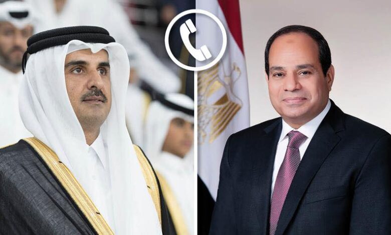 مصر وقطر يتبادلان وجهات النظر حول الأوضاع الإقليمية في الشرق الأوسط