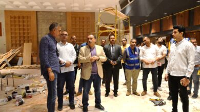 محافظ أسيوط يتفقد أعمال تطوير قاعة المؤتمرات الكبرى بديوان عام المحافظة