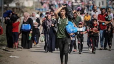 المكتب الاعلامي في غزة ينتقد تورط شركة أمريكية في إعداد نموذج مالي لتهجير سكان القطاع