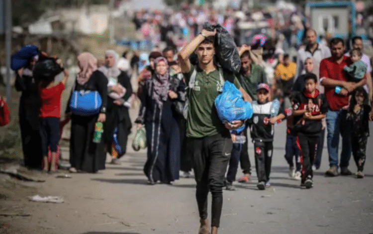 المكتب الاعلامي في غزة ينتقد تورط شركة أمريكية في إعداد نموذج مالي لتهجير سكان القطاع