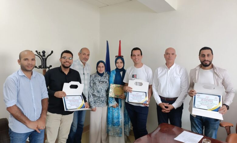 تكريم فريق مبادرة FOODIX الفائز بالمركز الأول في مسابقة بداية حلم 2025