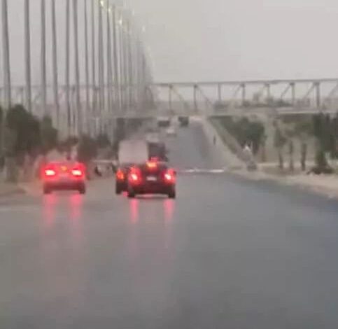 فحص مقطع فيديو لـ3 سيارات تطارد فتاة على طريق الواحات