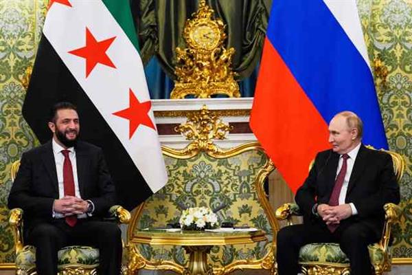 بوتين للشرع: نعمل على تعزيز دور الدولة السورية في المستقبل