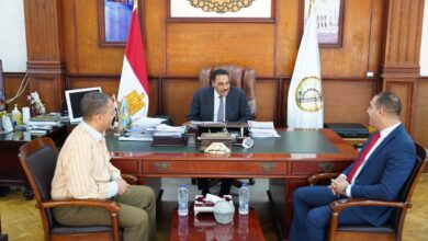 محافظ مطروح يستقبل مفوض مجلس الدولة