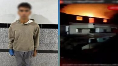 «انتقام حفيد» طالب يشعل النيران في منزل جده بسبب الجدة بكفر الشيخ