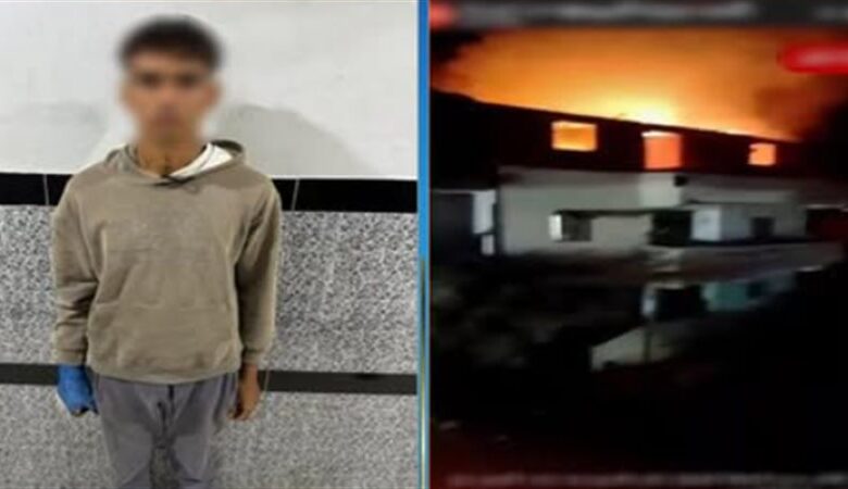 «انتقام حفيد» طالب يشعل النيران في منزل جده بسبب الجدة بكفر الشيخ