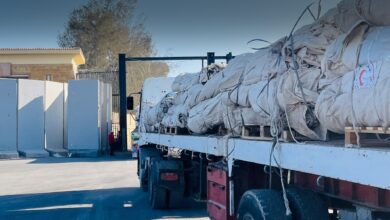 الهلال الأحمر المصري يطلق قافلة «زاد العزة 84».. 280 ألف سلة غذائية و55 ألف قطعة شتوية دعمًا لغزة