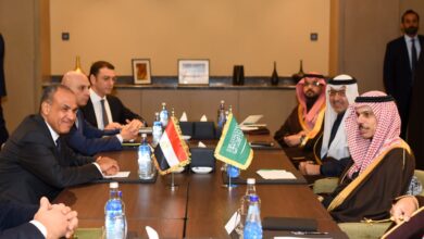 وزير الخارجية يبحث مع نظيره السعودي تعزيز العلاقات والتنسيق حول قضايا المنطقة