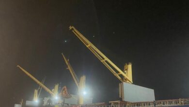 النصر للملاحات تصدّر أكبر شحنة ملح في تاريخها من ميناء العريش