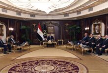 استقبال وزير الداخلية لامين عام مجلس وزراء الداخلية العرب