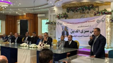 استقبال حافل ل"سري الدين" المرشح لرئاسة حزب الوفد