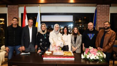 الإعلامية إيمان رياض في ضيافة نادي سموحة